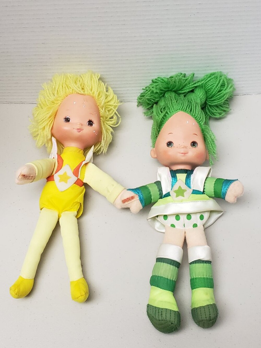 Rainbow Brite Dolls Canary Yellow & Patty O'Green